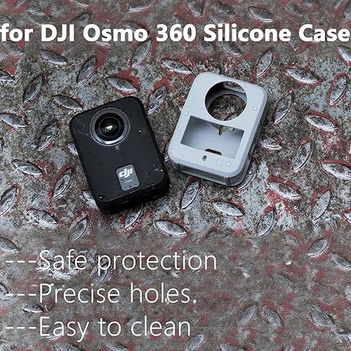 Miniatura 2 de Funda protectora para DJI Osmo 360, Funda de silicona para cámara Funda Protector Accesorios para OSMO 360 (negro)