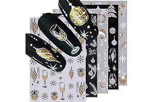 New Year Nail Charms: Festive Fingertip Embellishments