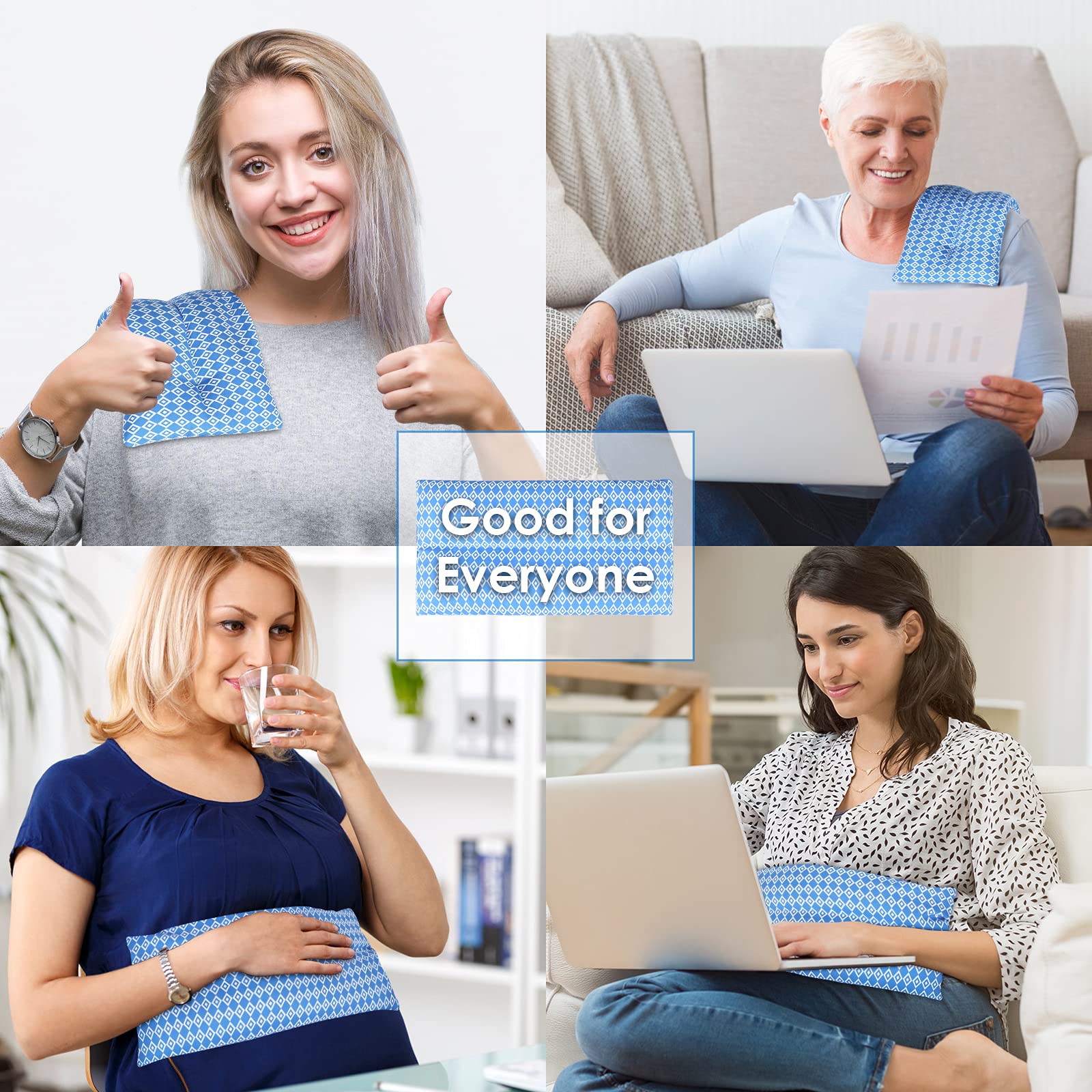 Atsuwell Microwave Heating Pad for Pain Relief, 7 x 12" Heating Pad