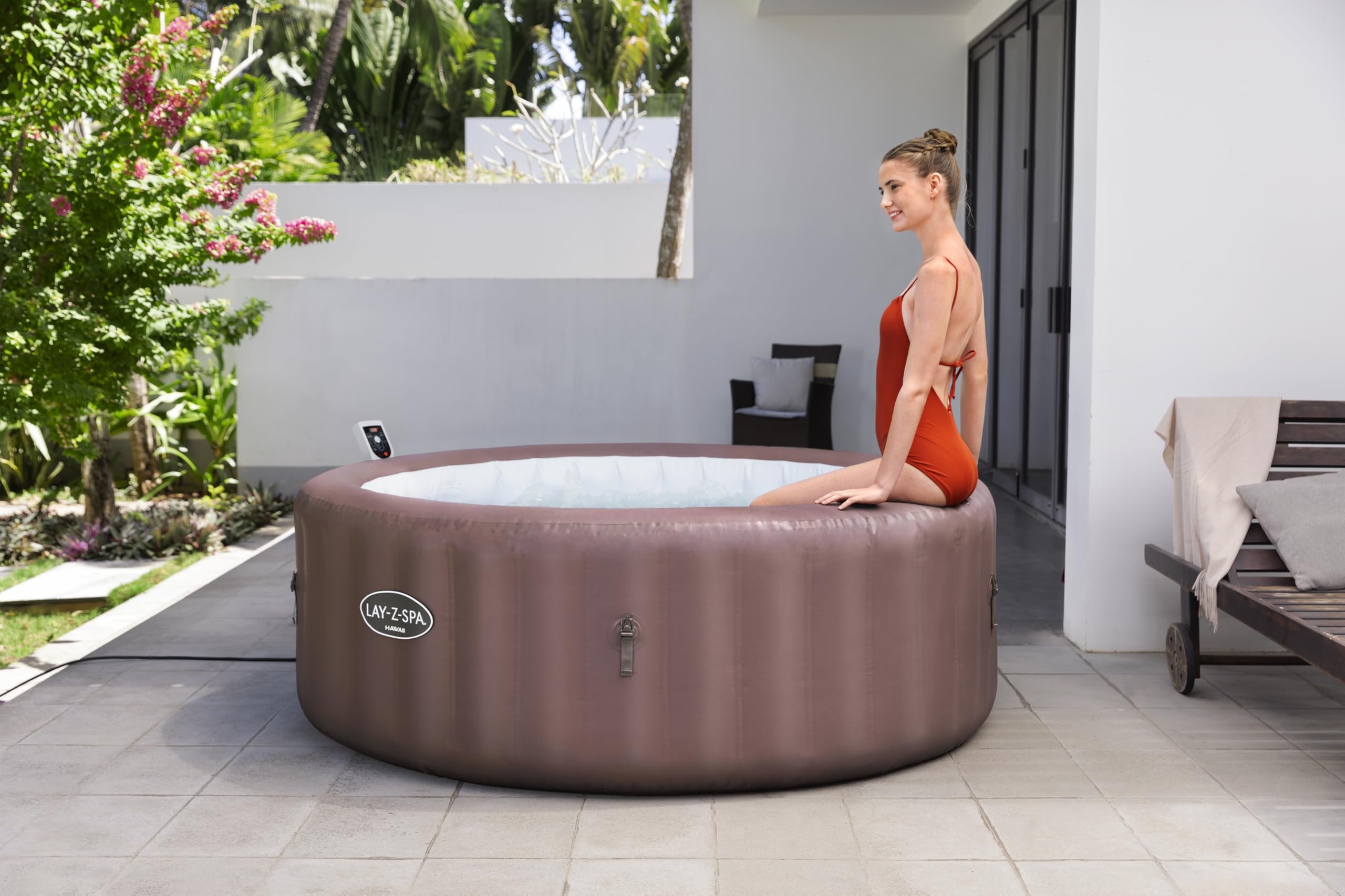 BESTWAY Spa gonflable rond Hawaii Smart AirJet Energy Sense 4 - 6 places
