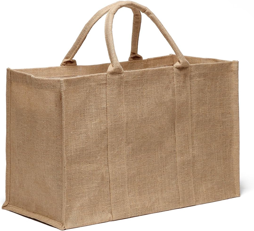 La cordelineMulti-Purpose Jute Shopping Bag, 55 x 25 x 35 cm, 48 L