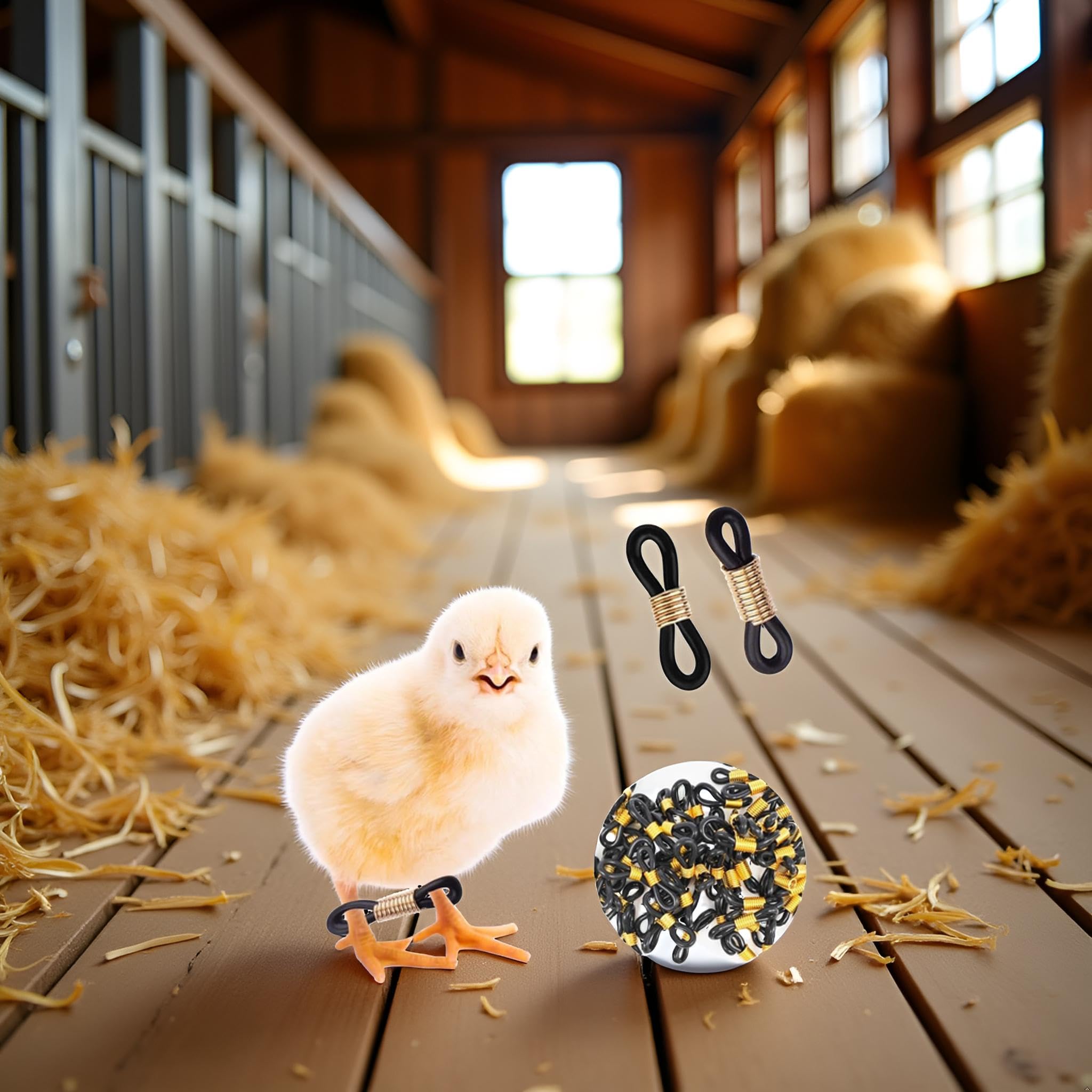 25 Pcs Splayed Leg Brace For Baby Chickens, Poultry Leg - View #3