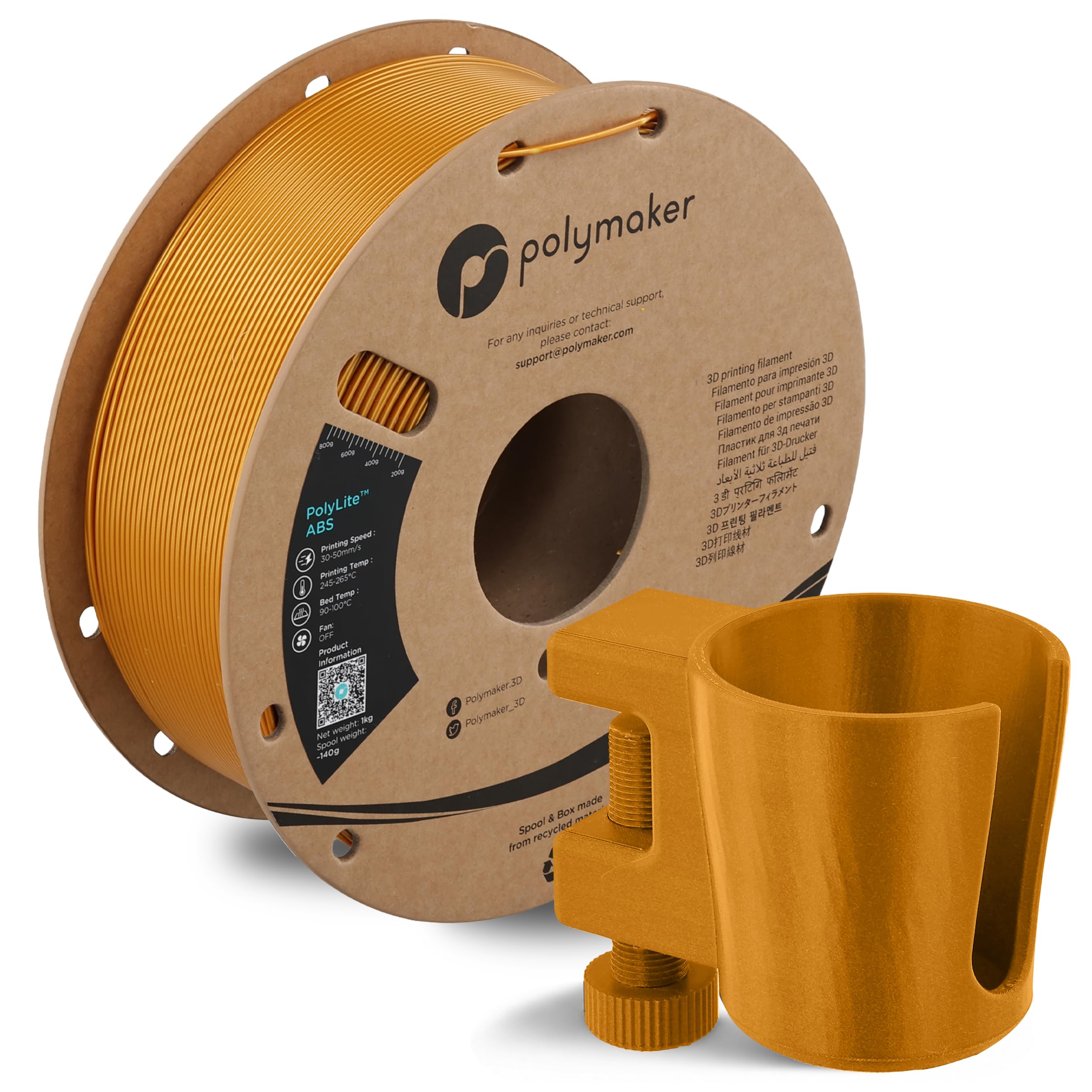 Polymaker ABS Filament - Strong & Heat Resistant -12