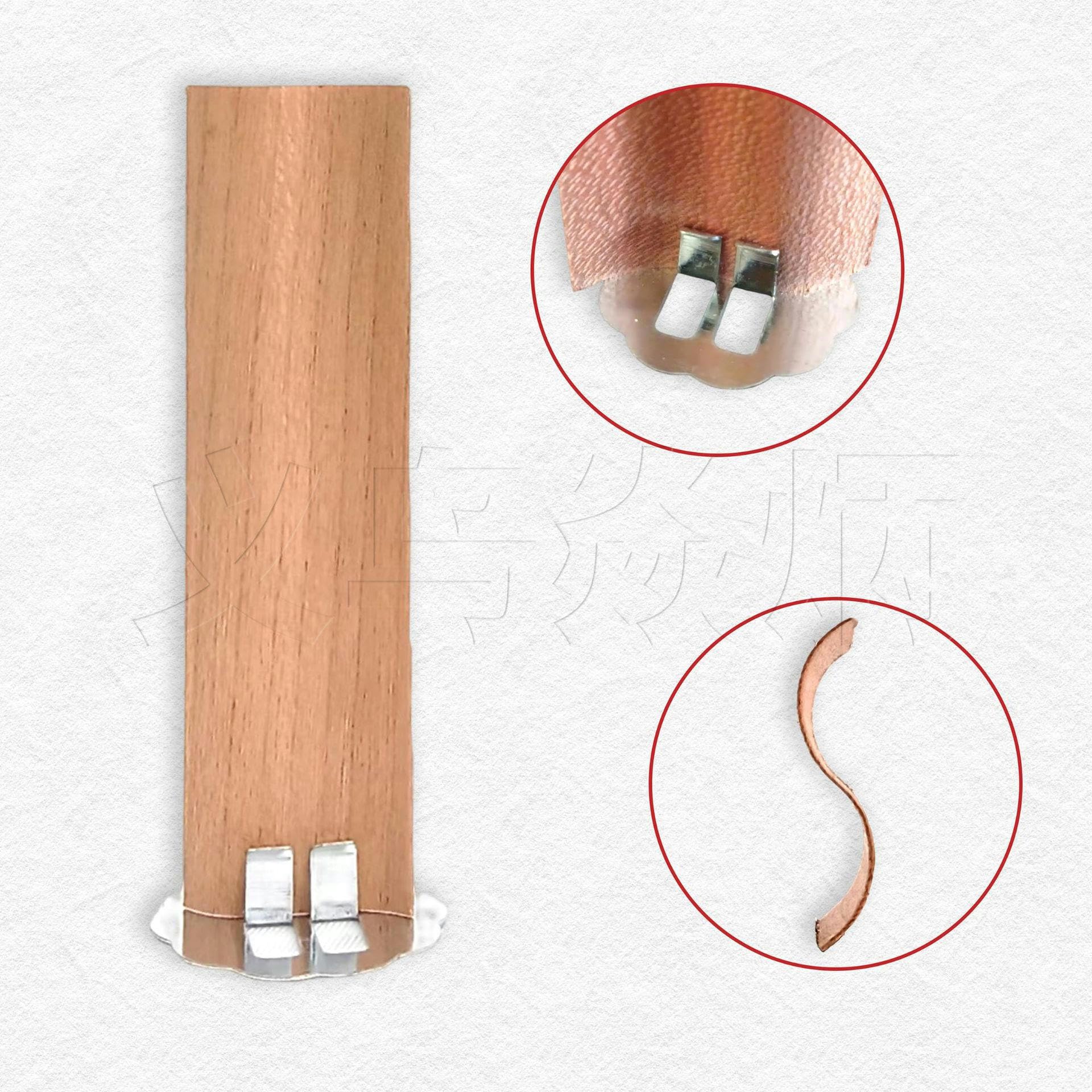 XJHDS 20 Sets 20-120 * 10MM Kruis Grote Hout lonten Voor Kaarsen Maken Met Metalen lonten Houder Rookloze Soja Kaarsen Crackle Hout lonten