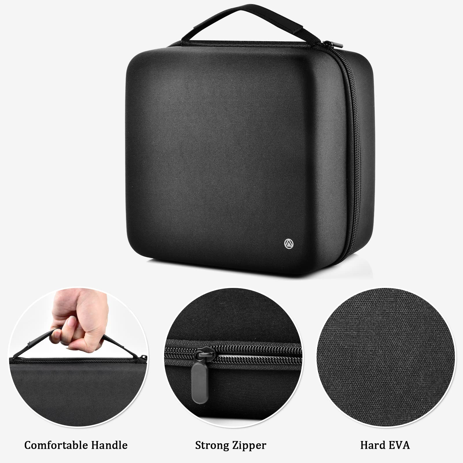 Hart Batterie Organizer Aufbewahrungsbox, Doppel Schichtiger Batterie Tragebehälterhalter mit Batterietester für 204+ Batterie Variety Pack AA AAA 9 V C D 3 V Lithium CR2032 CR2450 CR2016 (nur Tasche)