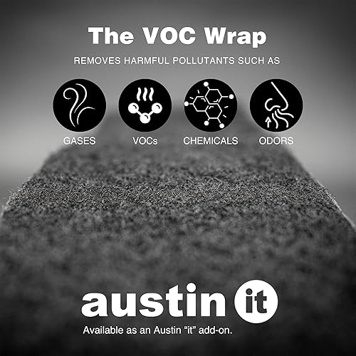 Miniatura 4 de Austin Air it - Purificador de aire para habitación con filtros de aire de envoltura de carbono COV, filtro de aire personal para habitación