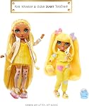 Rainbow High Jr High PJ Party-Sunny (Yellow) 9” Posable Doll with Soft Onesie, Slippers, Play Accessories, Kids Toy Ages 4-12 Years