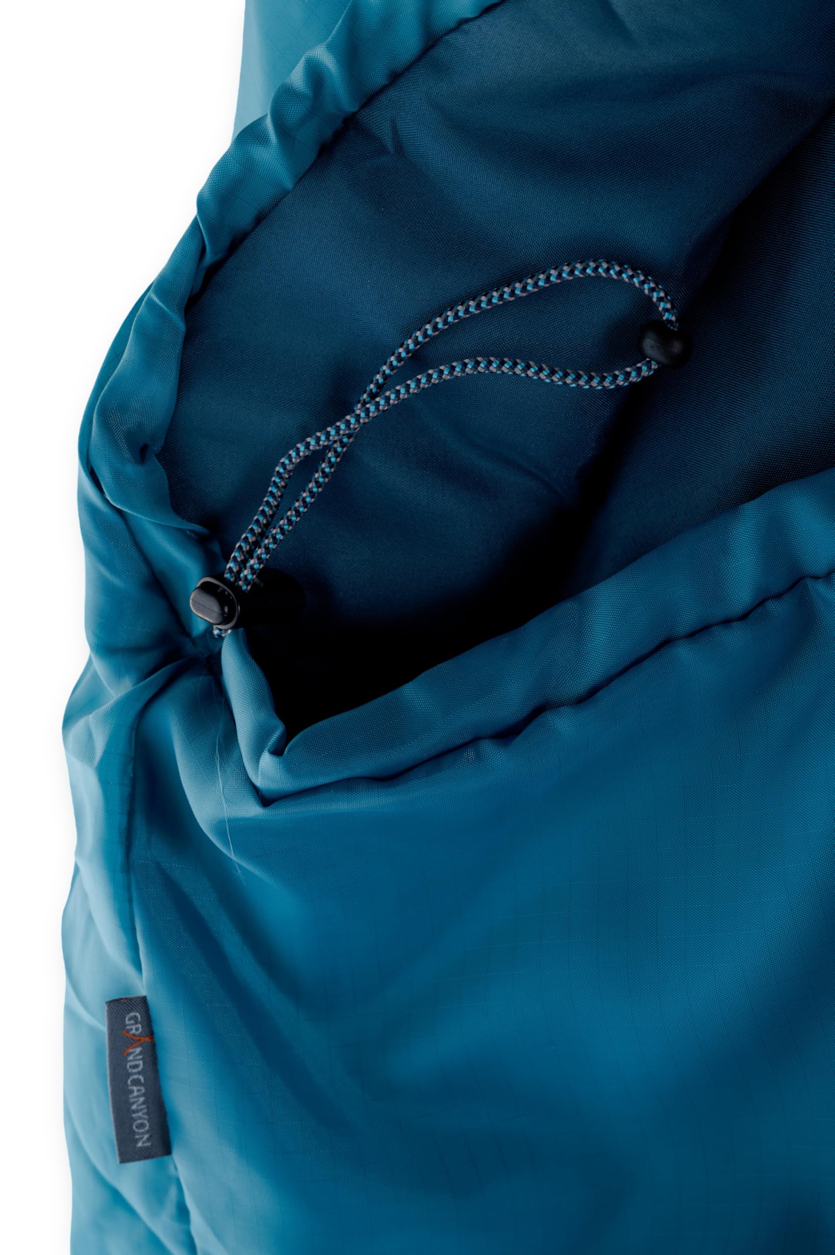 GRAND CANYON Schlafsack Kayenta 190 Deckenschlafsack – Leichter Sommerschlafsack mit Rundum-Reißverschluss, kompakt & komfortabel für Camping und Reisen Storm Blue, Einheitsgrösse
