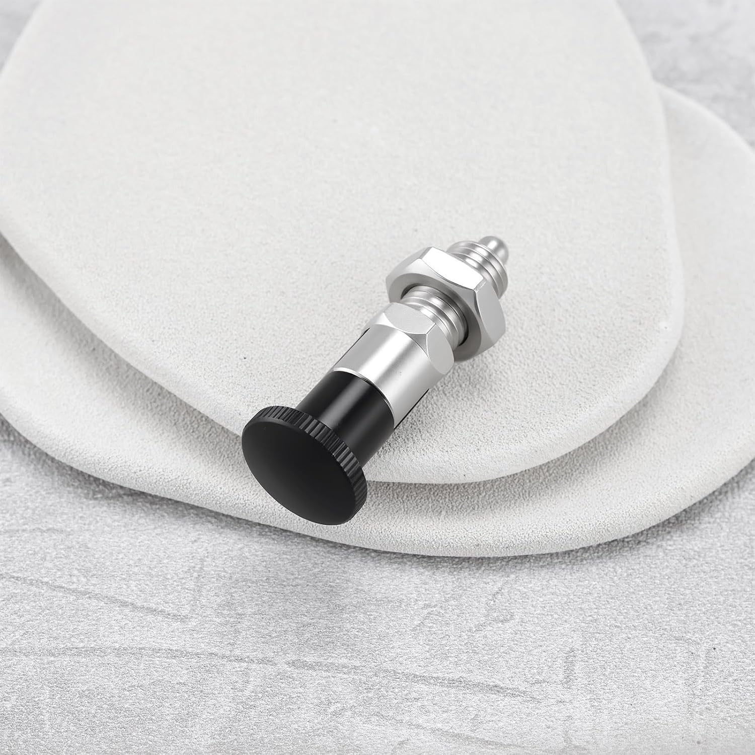 M12x1.5mm Spring Locking Pin with Self-locking SXYKN12 Stainless Steel Pin for Mechanical Devices Molds Automation Machinery