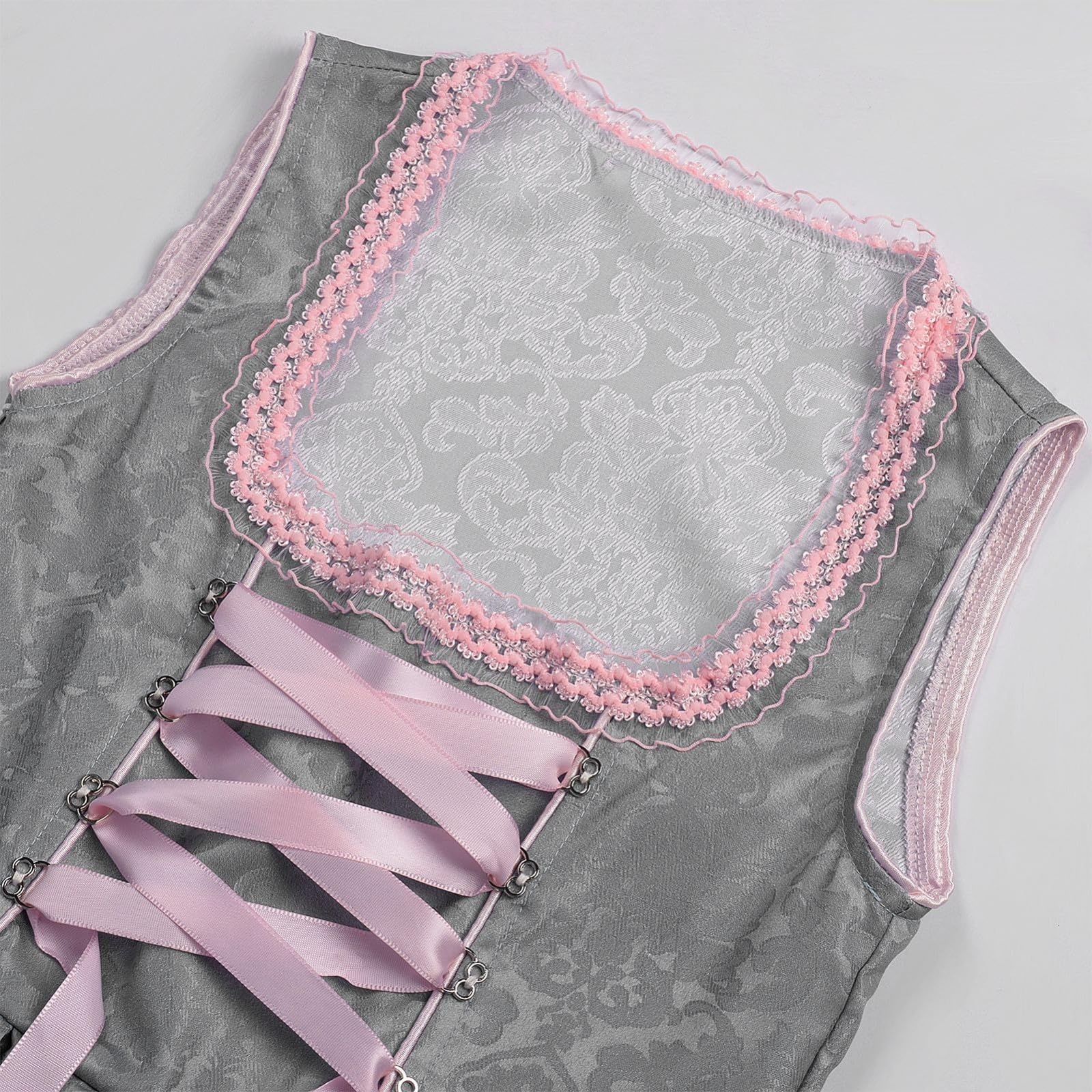 Generisch Dirndl Kinder Midi Trachtenkleid 3-TLG inkl.Dirndl Rosa, Dirndlbluse, Schürze für Oktoberfest Besondere Anlässe Dirndl & dirndl-sets für Mädchen Bayerisches Bierfest Trachten Kinderdirndl