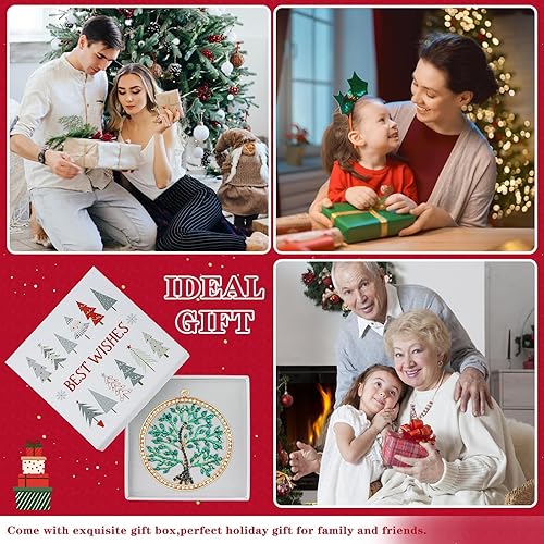 Miniatura 4 de Adornos de Navidad de metal para decoración de árbol, regalos de recuerdo para mujeres