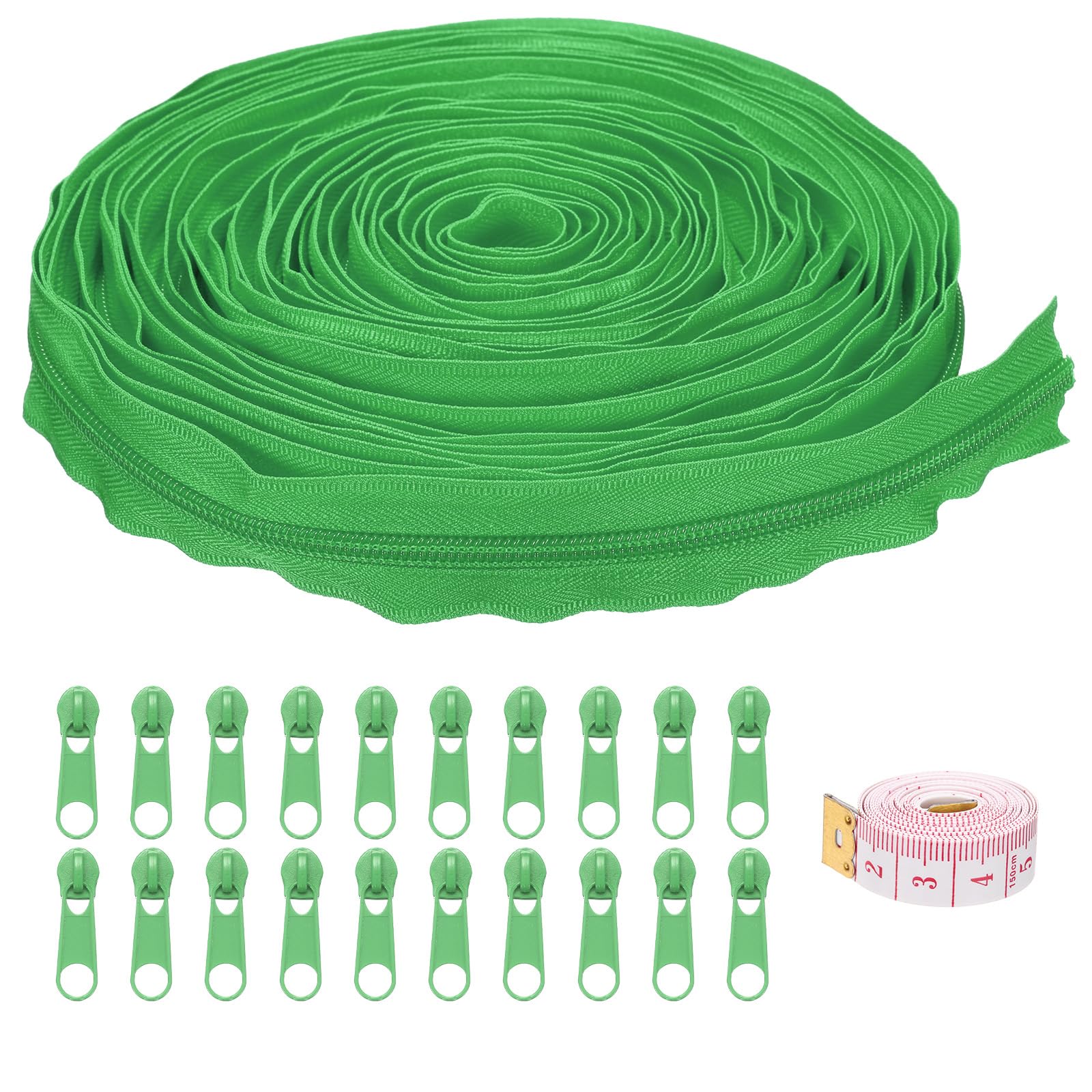 uxcell #5 10 Yards Nylon Coil Zippers