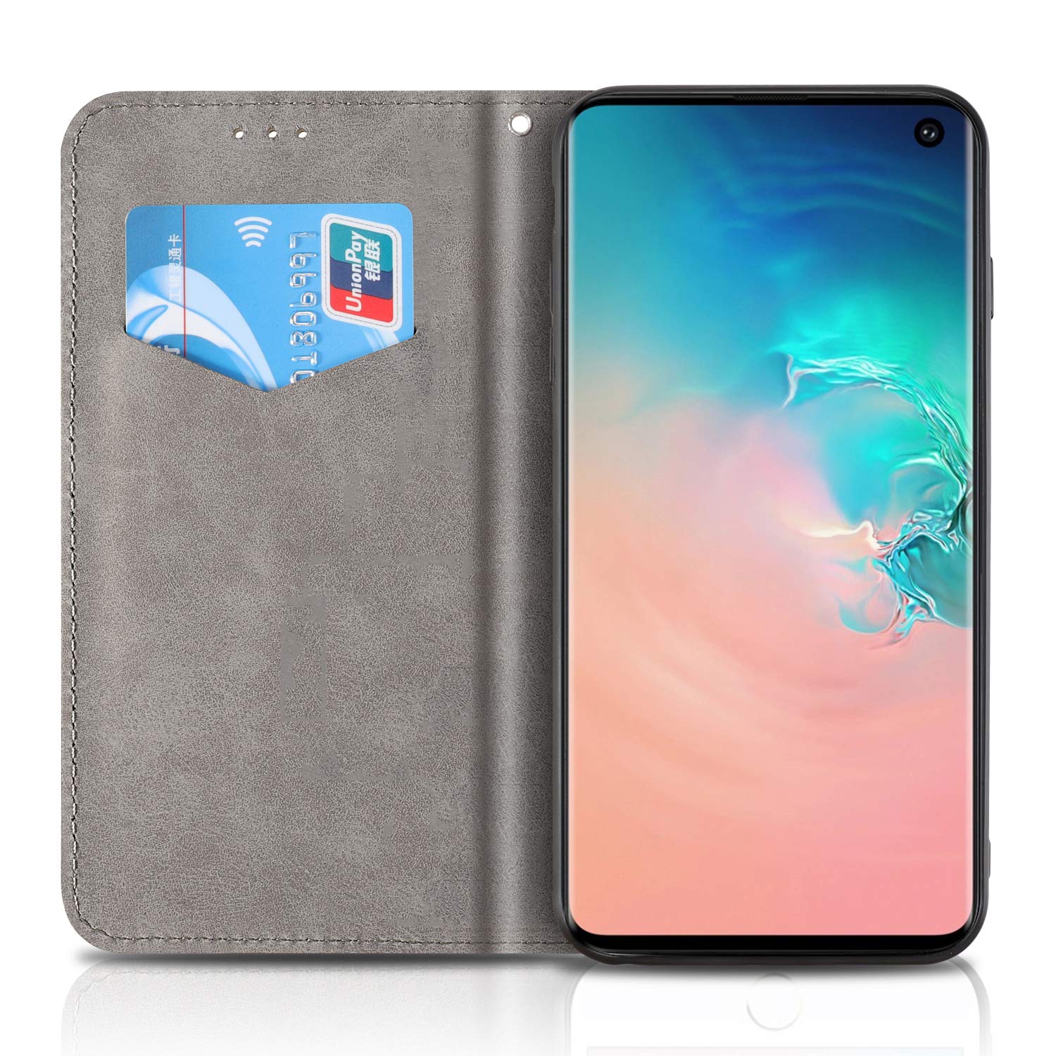 Ailisi Cover Per Samsung Galaxy A70 - Custodia A Portafoglio Con Rana Cartoon - Pelle PU E Silicone