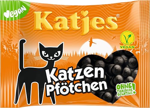 Katjes Licorice | Katjes Cats Paws | Katjes Gummies | Katja Candy | 7 Ounce Tota