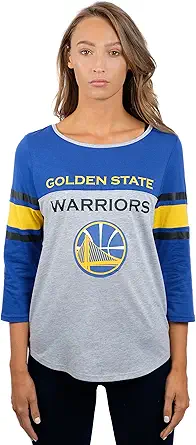Ultra Game Women's Raglan Baseball Tee 3/4 Long Sleeve