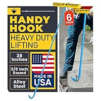 Vista 11 de T&T Tools Handy Hook – Gancho de 16" de acero inoxidable para tapa de alcantarilla, extractor, extractor de pasador de espiga, herramienta