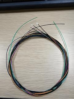 Klassische Gitarrensaiten, bunte Konzertgitarrensaiten, 6 Stück/Set, klassische Gitarre, C normale Spannung, Legierung, Nylonsaiten, klassische Gitarrensaiten