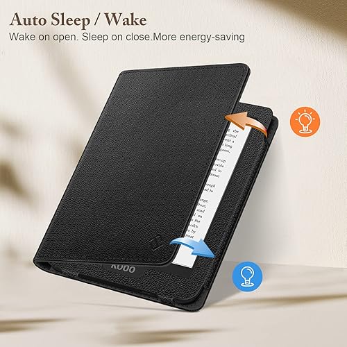 Miniatura 6 de Fintie Funda con soporte para lector electrónico Kobo Clara Color (2024) Clara BW (2024) 2E (2022) - Funda protectora de piel sintética de alta
