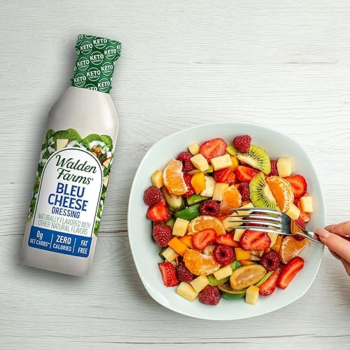 Vista 284 de Walden Farms Buffalo Ranch - Aderezo y salsa – Sin calorías, sin gluten, bajo en carbohidratos, apto para dieta cetogénica, sin azúcar, sin grasa