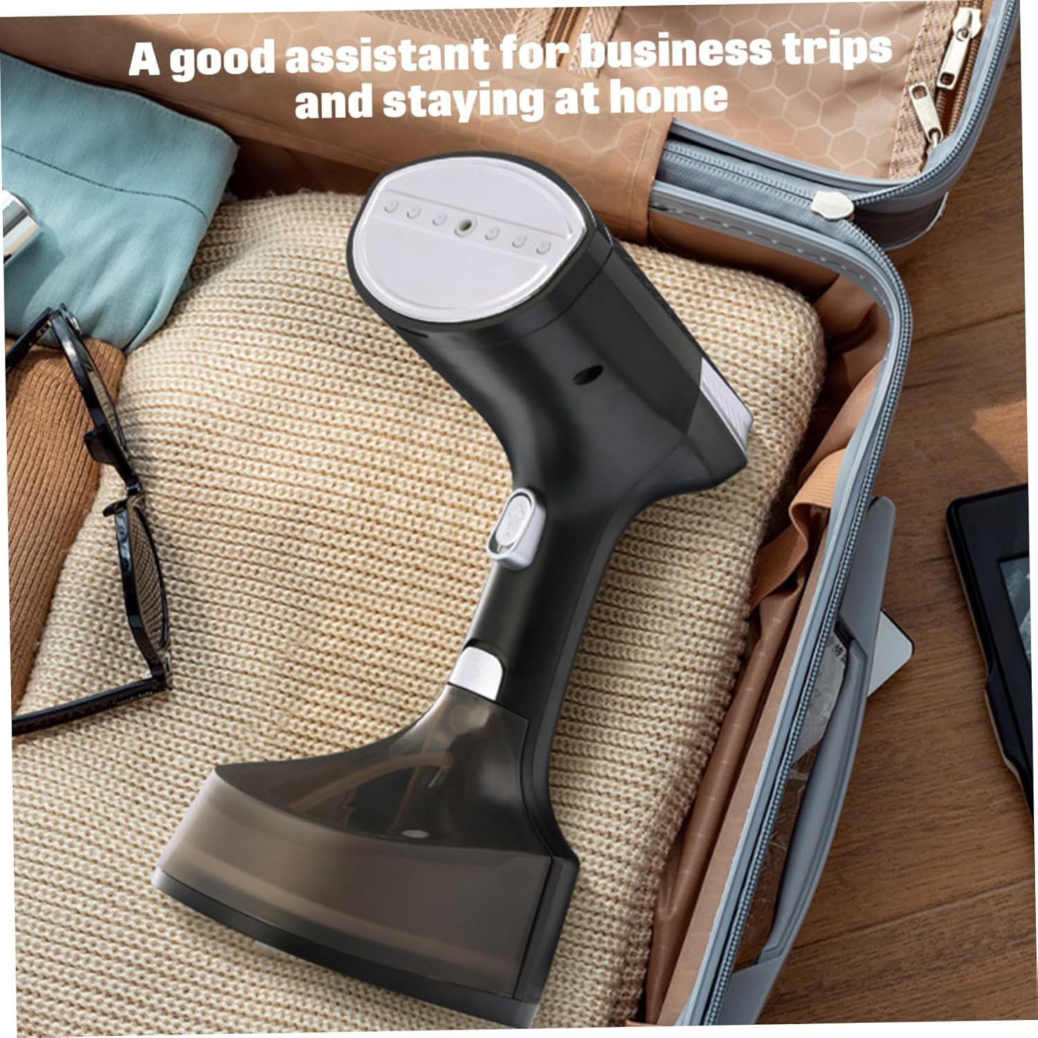 Steamers for Clothes, 1600w Portable Vertical Garment Steamers, 350ml Removable Water Tank for Fabric and Textile, White Handheld Clothing