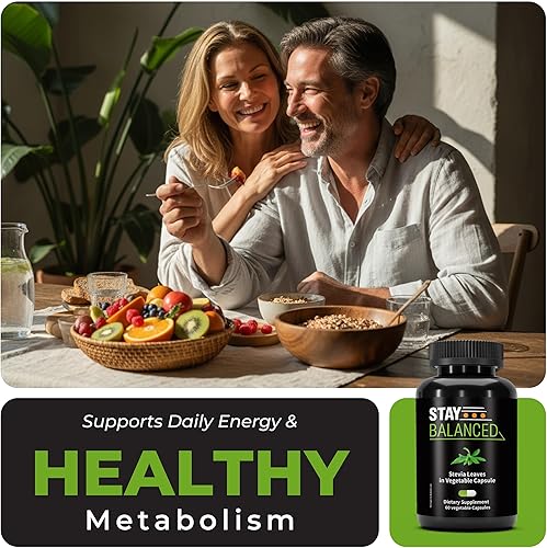 Miniatura 6 de StayBalanced Cápsulas de hojas cultivadas naturales, 60 unidades, hojas 100% cultivadas naturalmente, apoya el equilibrio del azúcar y el bienestar