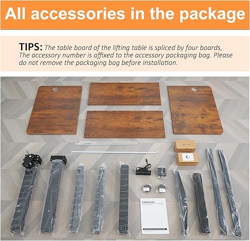 Vista 16 de Escritorio eléctrico de pie de altura ajustable, escritorio de pie de 55 x 24 pulgadas con salidas y 2 puertos USB, 4 ruedas, rango de elevación