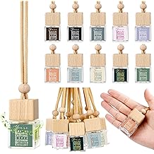 Funnymoom 20 Pcs Employee Appreciation Gift Bulk 8ml Car Air Freshener Diffuser No Liquid Hanging Car Empty Glass Oil Diffuser Thank You Gifts for Coworker Social Worker