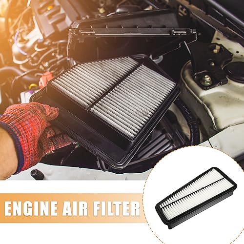 Miniatura 2 de X AUTOHAUX Filtro de aire de motor de coche 17801-0P010 para Toyota 4Runner 2004-2009 para FJ Cruiser 2007-2009 para Tacoma 2005-2015 para Tundra
