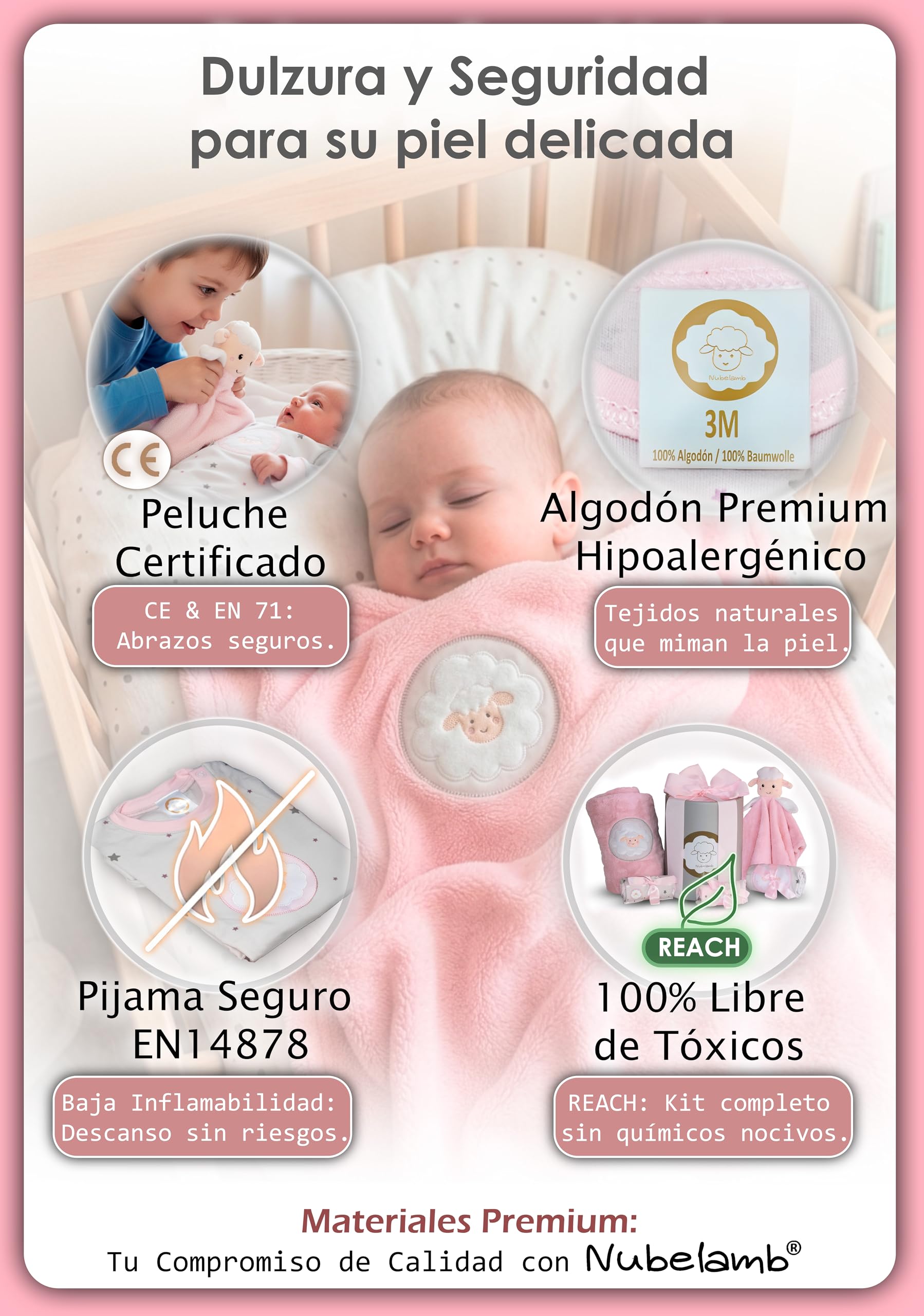 Regalo Bebé Recién Nacida Niña, Canastilla Lista para Regalar | Un regalo completo y elegante, listo para entregar: no necesitas montar ni envolver nada para sorprender a los padres.