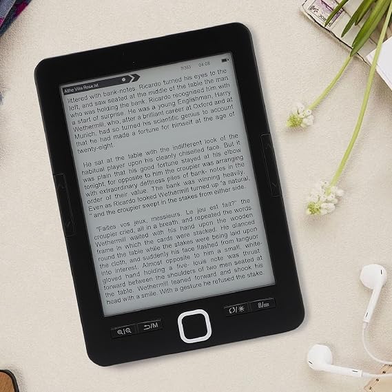 aqxreight Portable Ebook Reader 8G 128MB Ink Screen Electronic Book Reader Supports Multiple Text Image Formats The Option to Add Ea Ebook ReaderElectronic Book ReaderInk Screen