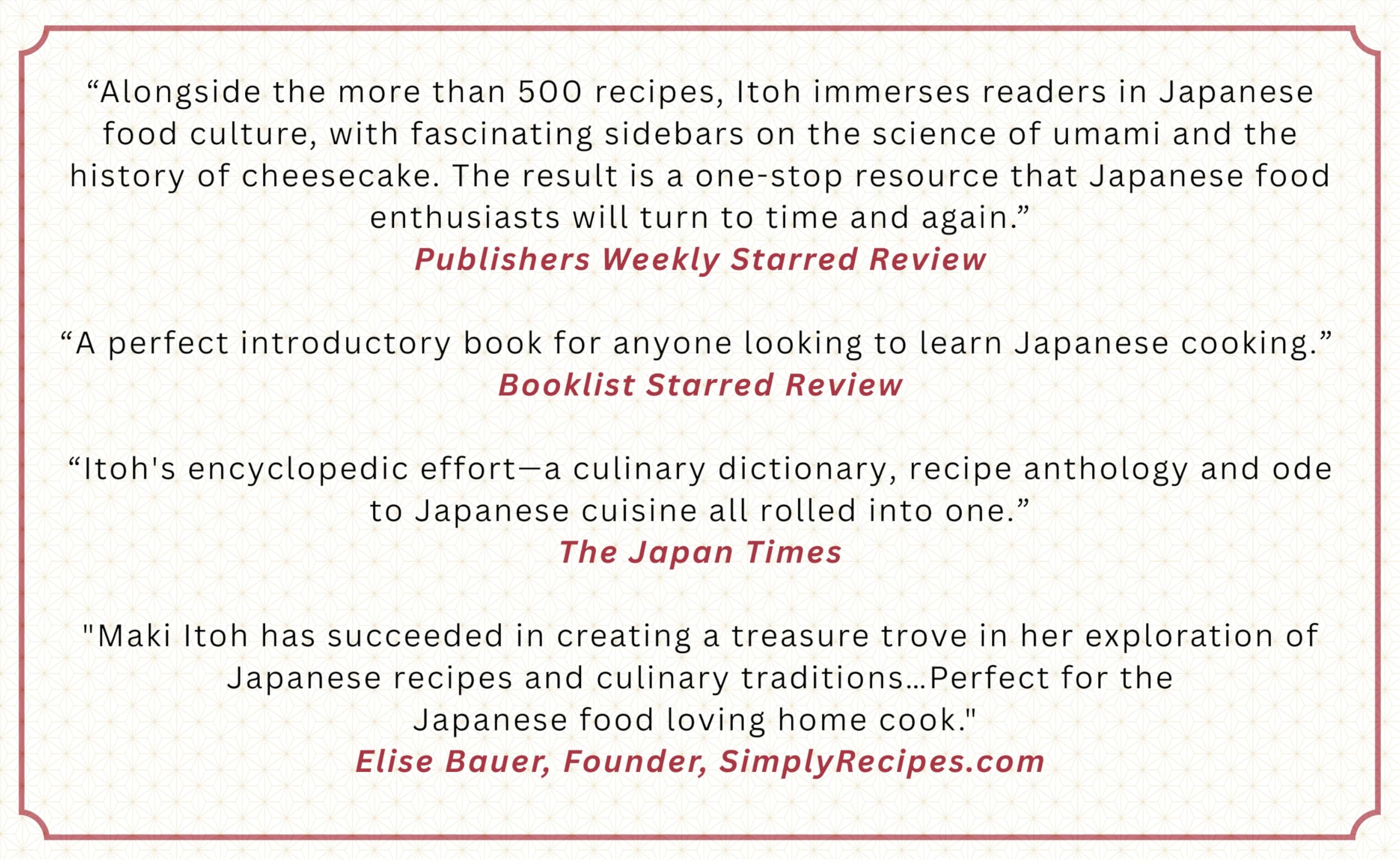 Real Japanese Cooking: The Only Japanese Cookbook You Will Ever Need!; Traditions, Tips & Techniques with Over 600 Authentic Recipes