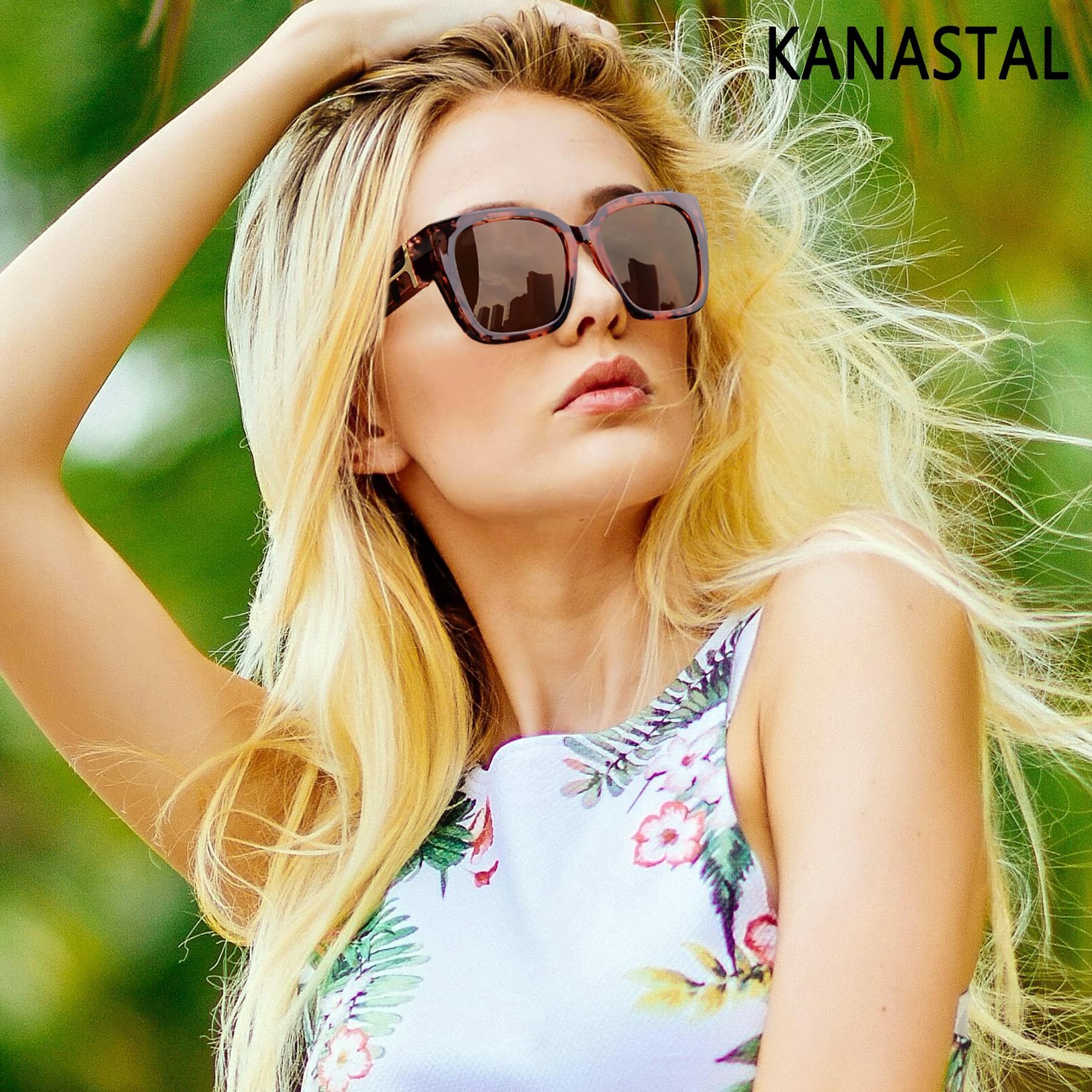 KANASTAL KANSTAL Pack de 2 Grande Gafas de Sol Superpuestas TR90 Polarizadas, Lentes TAC de 9 Capas, Clase 3, Protección UV400