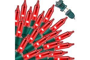 Extendable Vibrant Red Christmas Lights for Romantic Valentine's Day Ambiance