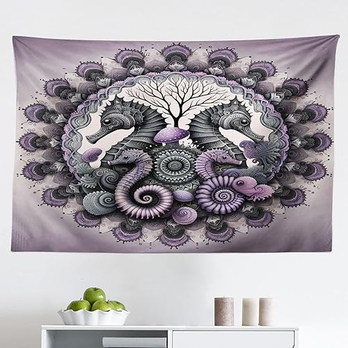 Miniatura 163 de Ambesonne Tapiz vintage, detalles de relojes mecánicos, diseño steampunk, diseño steampunk, para colgar en la pared para dormitorio, sala de estar,