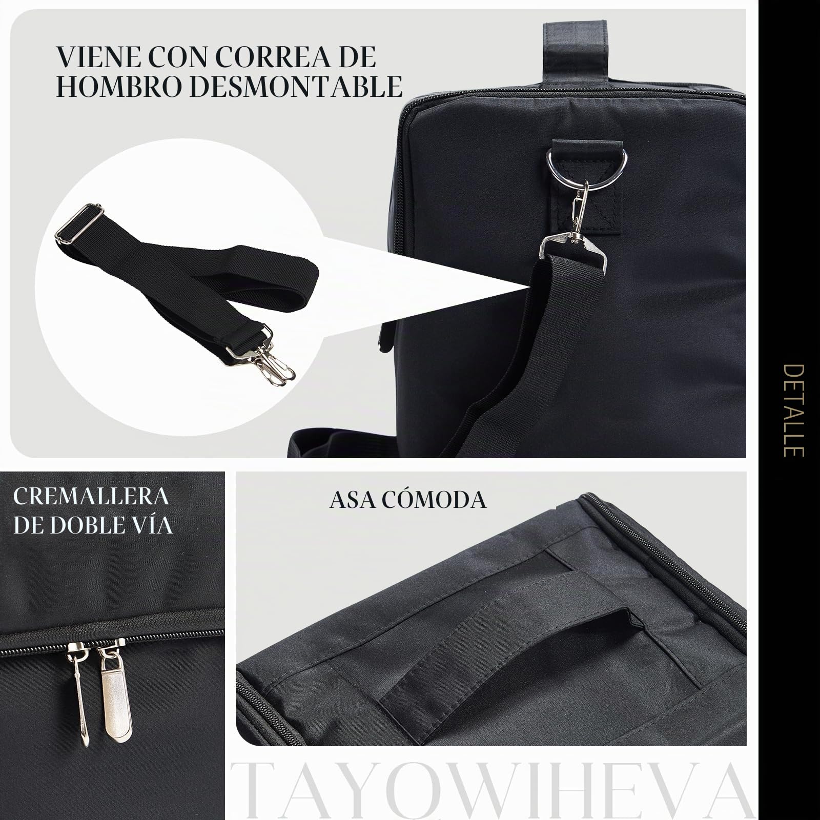 Maletín Maquillaje con Correa Estuche Cosméticos Grande Neceser Bolsa Maquillaje de Uñas Profesional Maleta de Makeup Organizador Beauty Case de Viaje Joyero y Manicura para Mujer, Nergo
