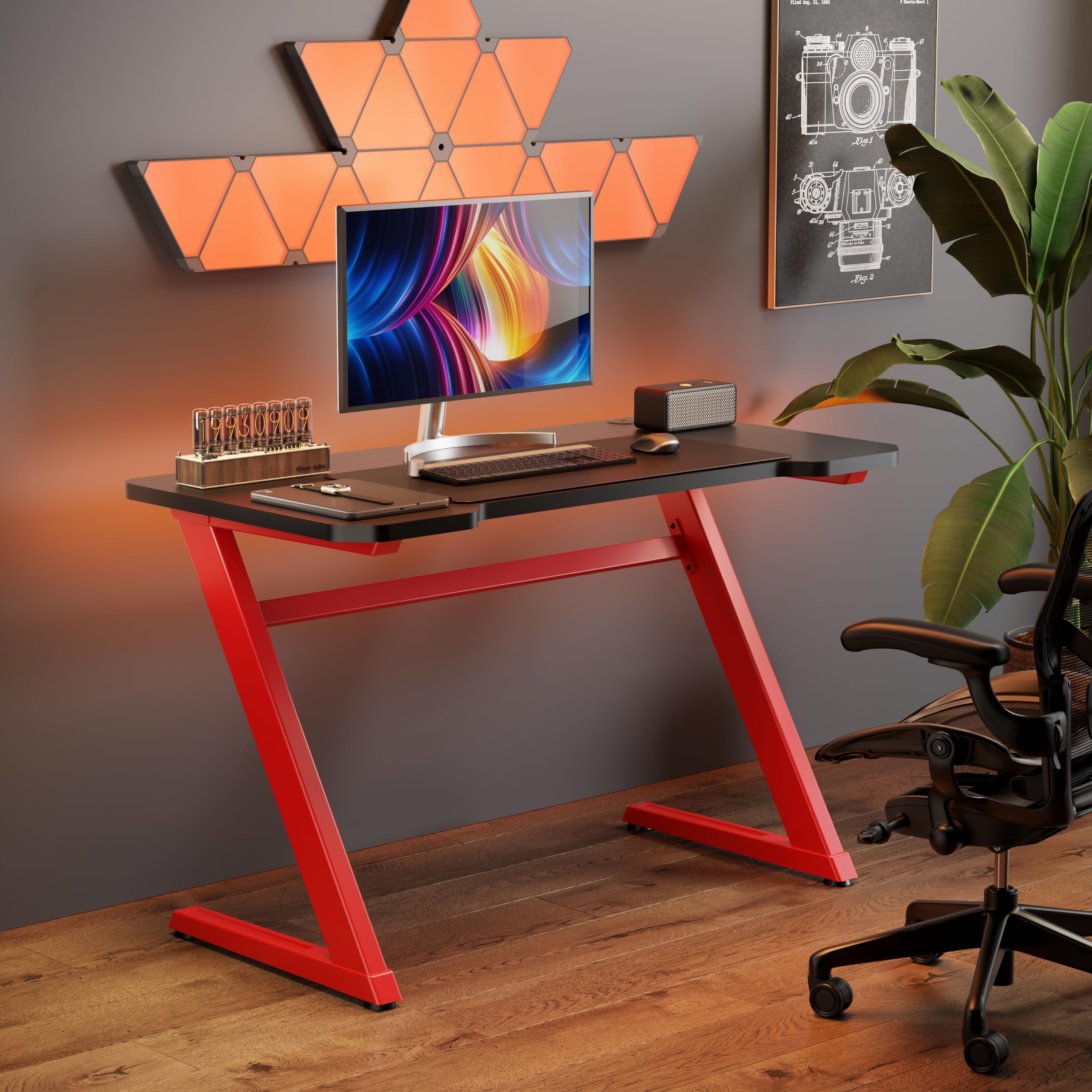 DMM.make ゲーミングデスクZ脚モデル  DKS-GD-ZLBサムネイル3