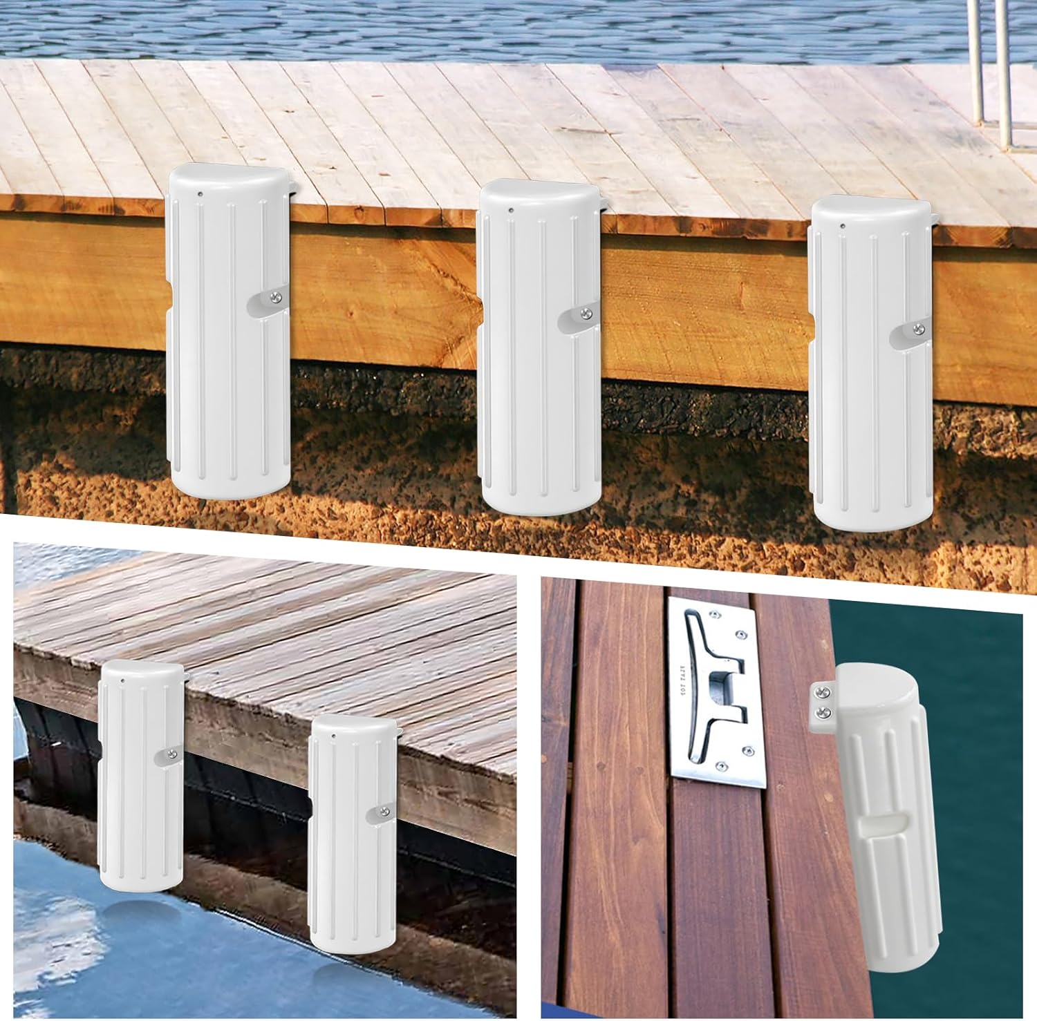 Dock Bumper Fender, Inflatable Protection - Heavy Duty Boat Dock Bumpers, Protect Docks & Ships from Damage Caused collisions