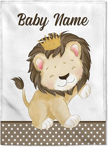 FLOCHIL Mantas de bebé personalizadas, manta de bebé personalizada  Manta de bebé con nombre para niños, el mejor regalo para bebé, forro polar