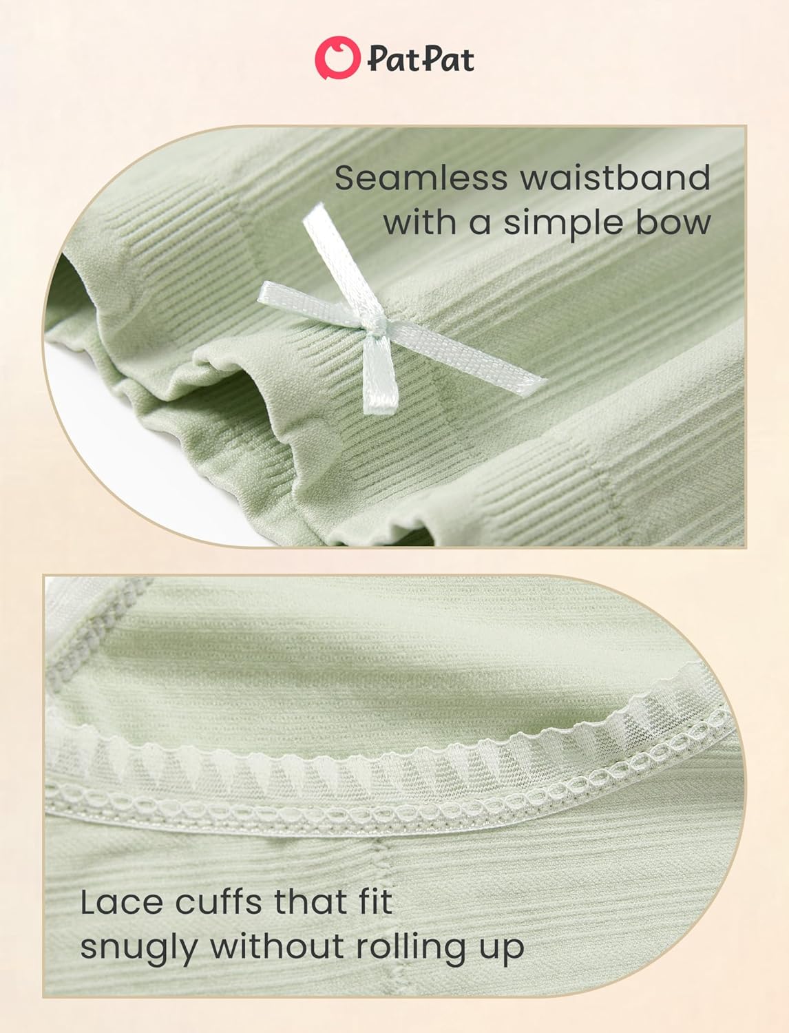 PATPAT Girls' Underwear, Soft Panties for Kids Teens, Comfort Breathable Light Briefs, 3-Pack, Size M for 9 10 11 12 13 Year - Image 7