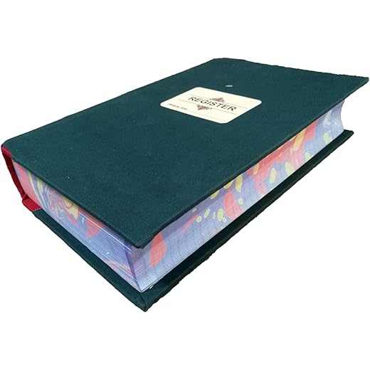 LRS Ruled Register Canvas Bound - 1000 Pages - 80 GSM Ledger Paper (1000 Pages)