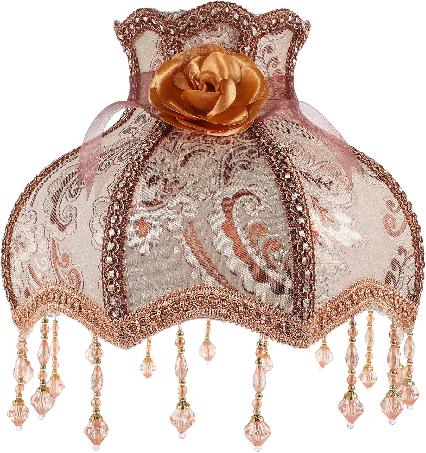 LIFKOME Vintage Lampshade Cloth Lamp Cover E27 Socket Lamp Shade