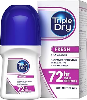 Triple Dry Women | Fresh Fragrance Anti-Perspirant Roll On 50ml | 72-Hour Protection Against Excessive Sweating | Fights Odour | Triple Active Formula | Clinically Proven | Female