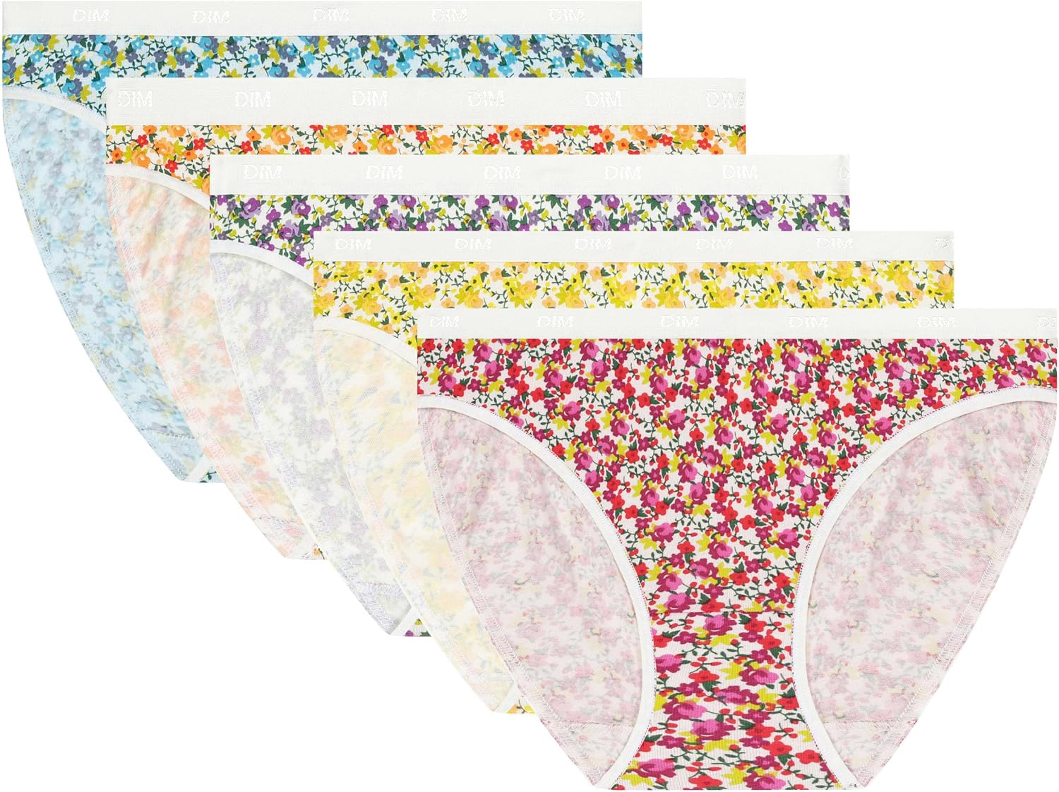 Dim Bragas Algodón Pack Se Adapta A Los Movimientos Mujer x5