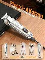 Oneisall 4az1-ben Kutya Macska Nyírógép Vízálló Akkumulátoros Mancs Trimmer 6
