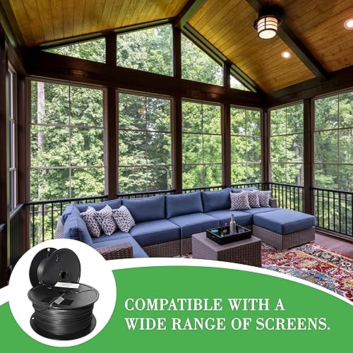 Miniatura 4 de Fine Product Retenedor de pantalla de 0.125 '' negro (rollo de 0.125 pulgadas x 250 pies)