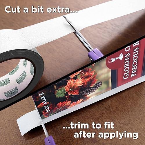 Miniatura 5 de BookGuard Cinta de reparación de libros de tela de algodón recubierta de vinilo de 1-12 pulgadas, rollo de 15 yardas, color blanco