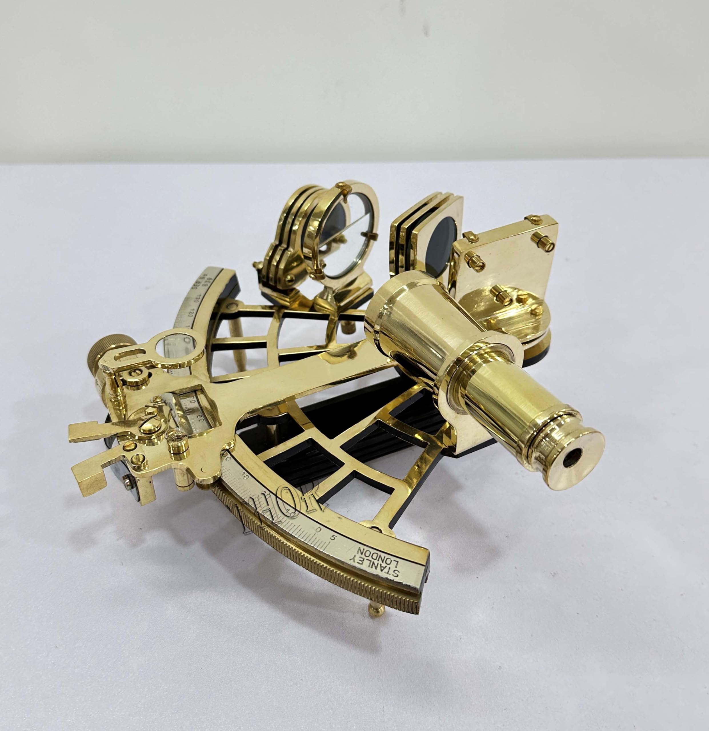 Brass Marine Navigation Sextant Large Brass Sextant 9