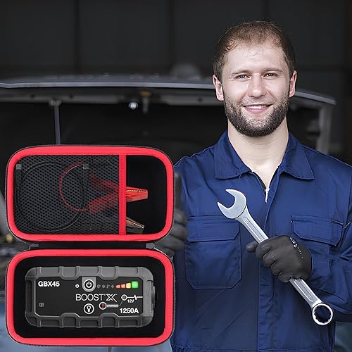 Miniatura 9 de Estuche de almacenamiento compatible con Boost X GBX45 1250A 12V UltraSafe portátil de litio arrancador de batería de coche
