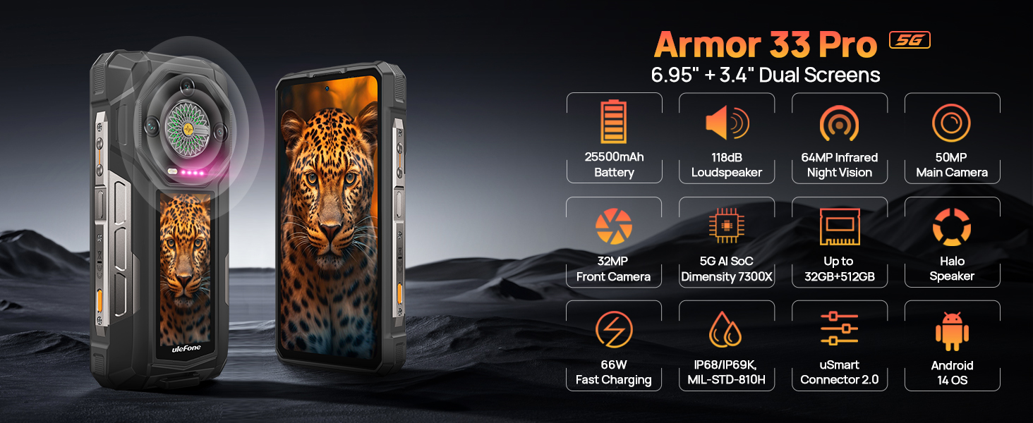SIMフリー ulefone armor 33 Pro 5G 本体 Amazon.com: Ulefone Armor 33 Pro 5G Dual Screen Rugged Phone