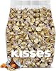 Besos de Hershey con Almendras a Granel - 200 Piezas Envueltas Individualmente, Besos de Almendras con Chocolate con Leche en Papel Dorado - Caramelos de Almendras con Chocolate con Leche para Bodas, Recuerdos de Fiesta y Mesas de Dulces - 2 Libras 32 Onzas (Paquete de 1) 1